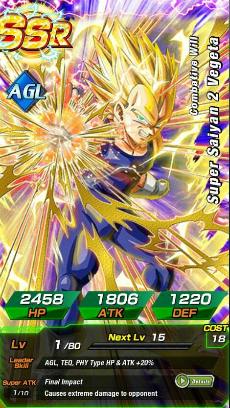 vegeta super saiyan2