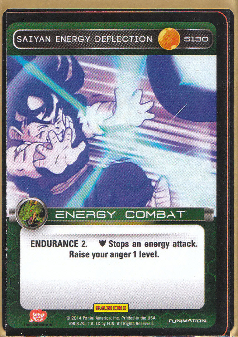 Retro DBZ CCG  32 Saiyan Energy Deflection – DBZ Exchange