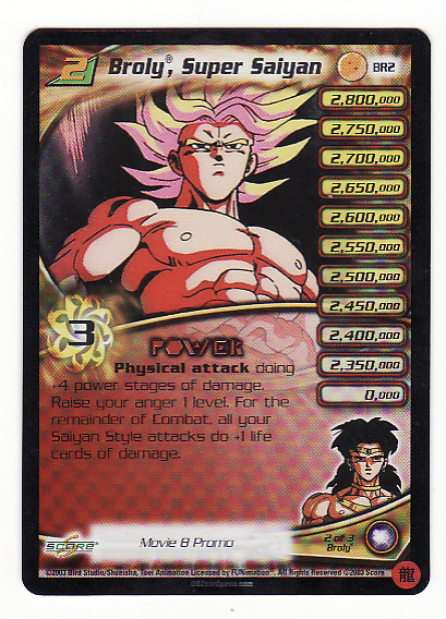 The Return of Broly! Watch out, Trunks! - RetroDBZccg