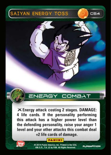 Retro DBZ CCG  32 Saiyan Energy Deflection – DBZ Exchange