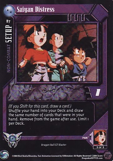 2003 Dragon Ball GT TCG Baby Saga Print Ad/Poster DBZ Trading Cards Promo  Art