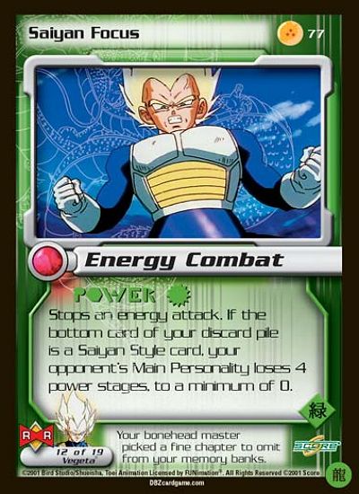 Retro DBZ CCG Official - Dragon Ball, Score & Panini Discussion Group