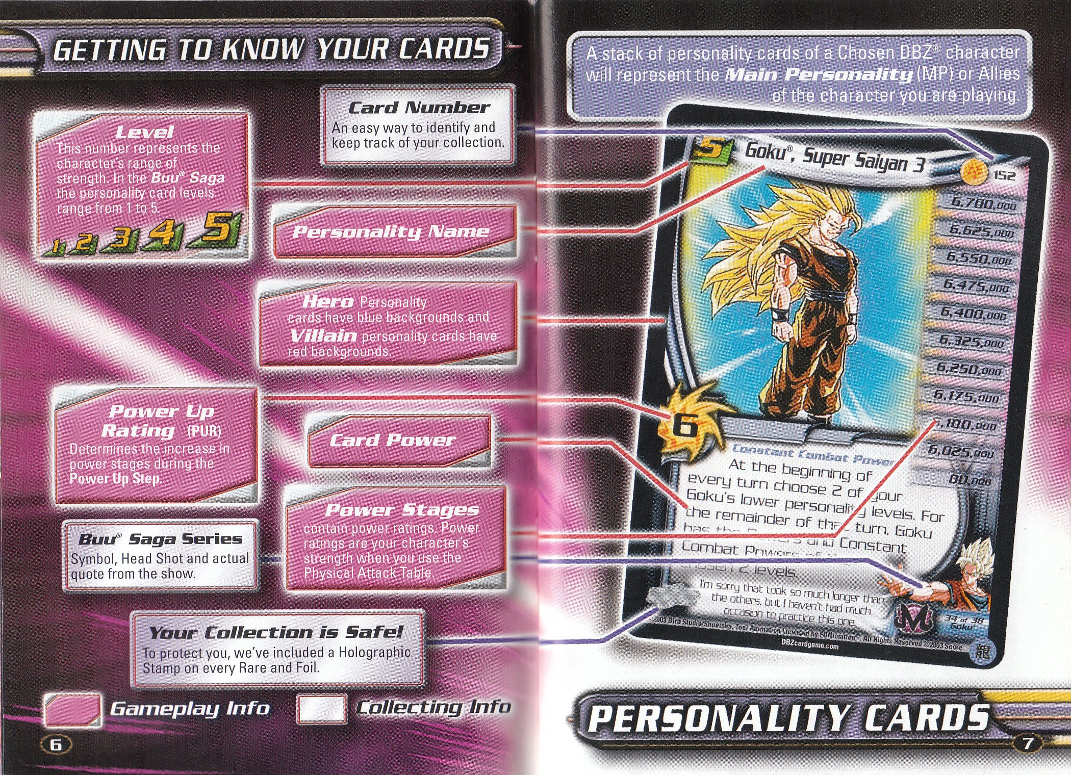 Dragon Ball Z CCG Rulebook (Buu Saga) - RetroDBZccg