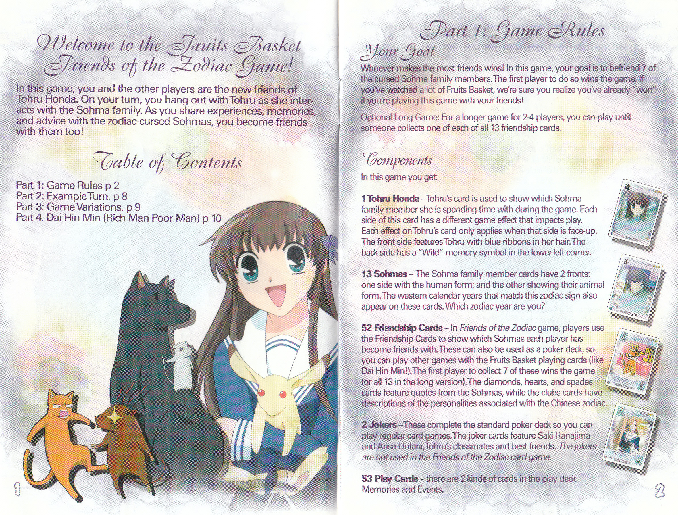 Fruits Basket Card Game Rules Retrodbzccg