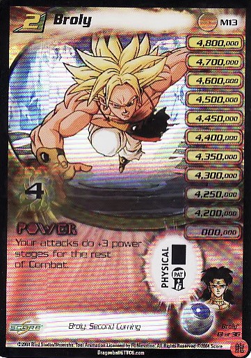 The Return of Broly! Watch out, Trunks! - RetroDBZccg