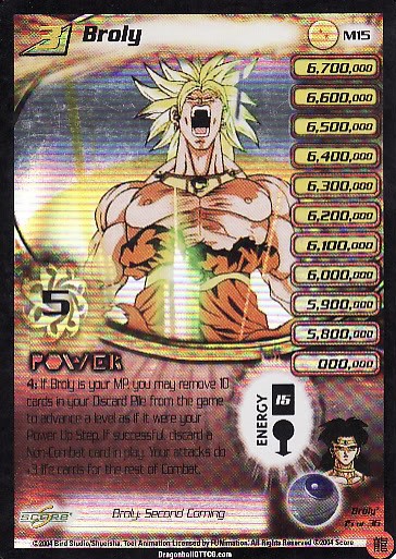 The Return of Broly! Watch out, Trunks! - RetroDBZccg