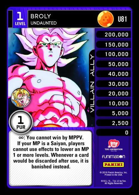 Unleashed - Panini: Vengeance - Dragon Ball Z TCG