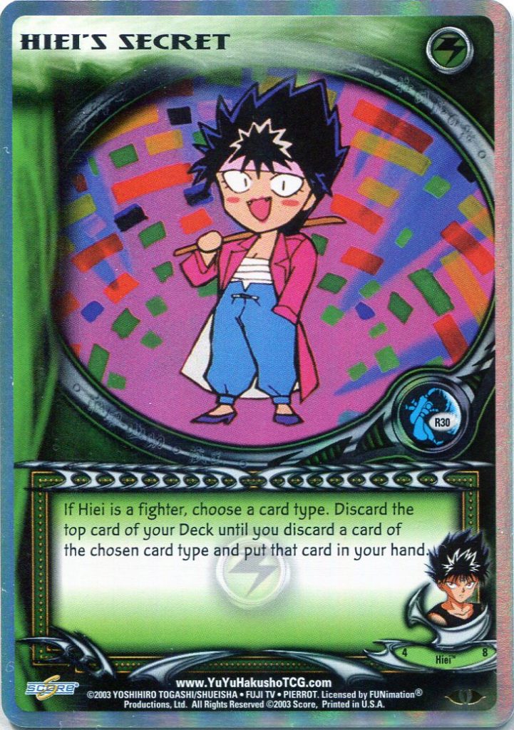 Yu Yu Hakusho Dark Tournament RetroDBZccg