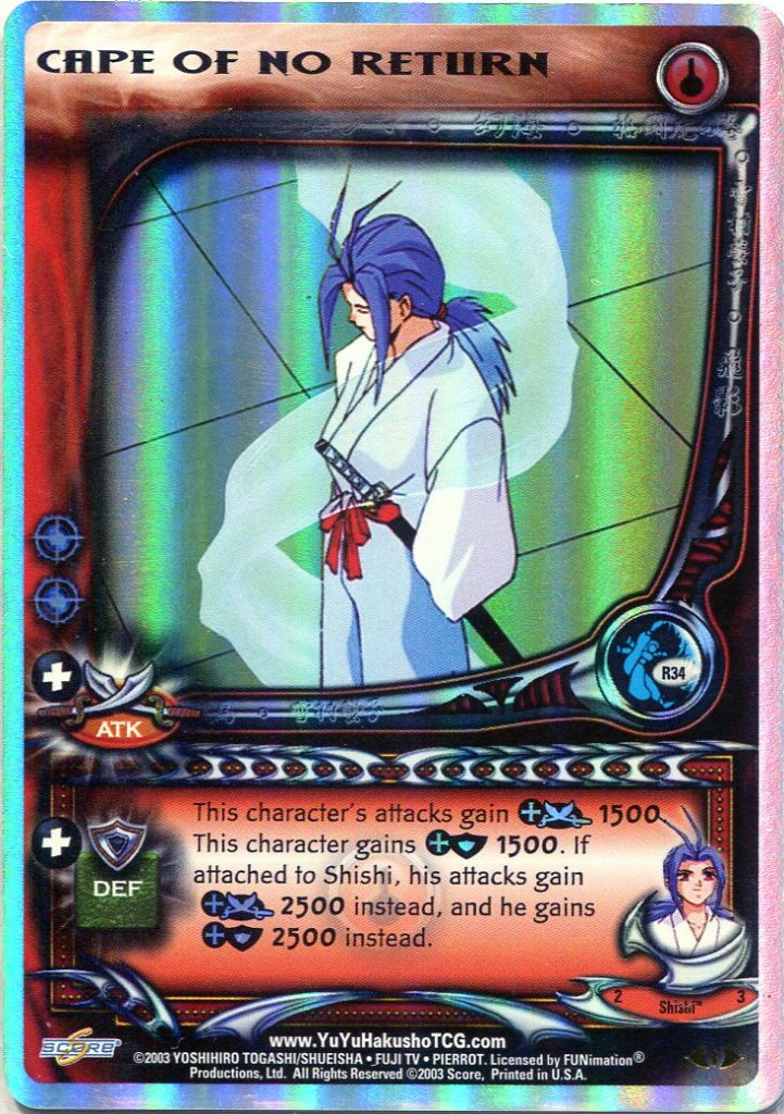 Yu Yu Hakusho Dark Tournament RetroDBZccg